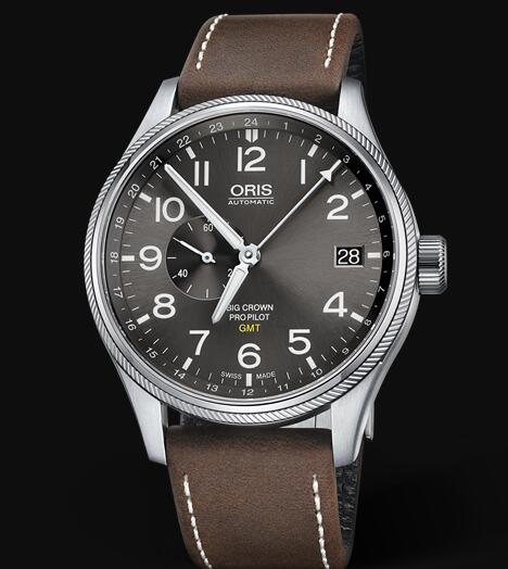 Oris Aviation Big Crown Pointer GMT SMALL SECOND 45mm Replica Watch 01 748 7710 4063-07 5 22 05FC